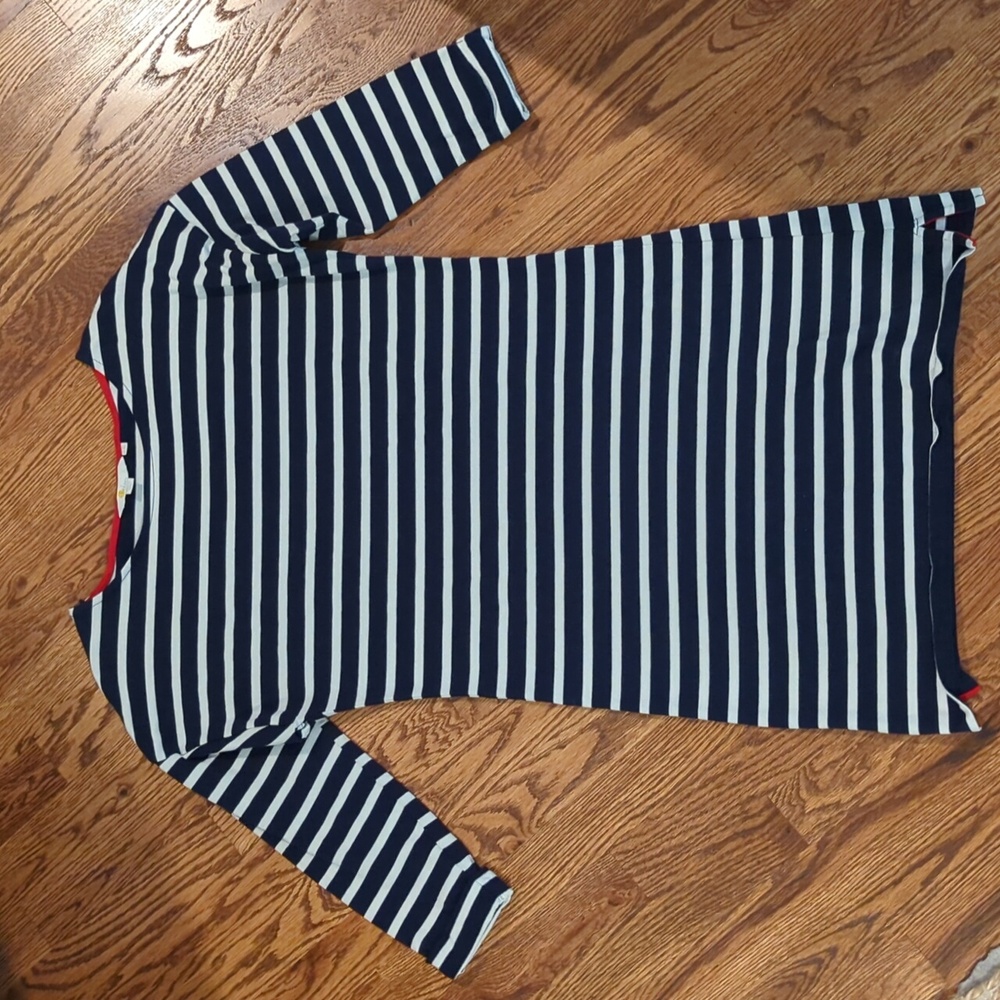 Boden Striped T-Shirt Dress Size 8
